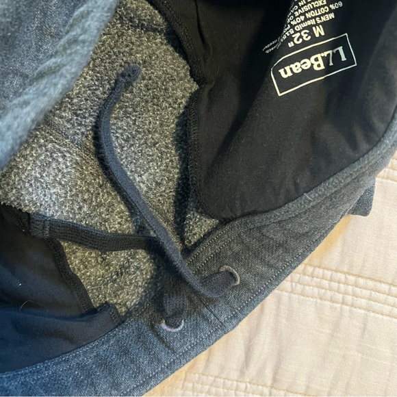 L.L.Bean Men’s Charcoal Gray Sweatpants Size M 32” - Picture 6 of 6